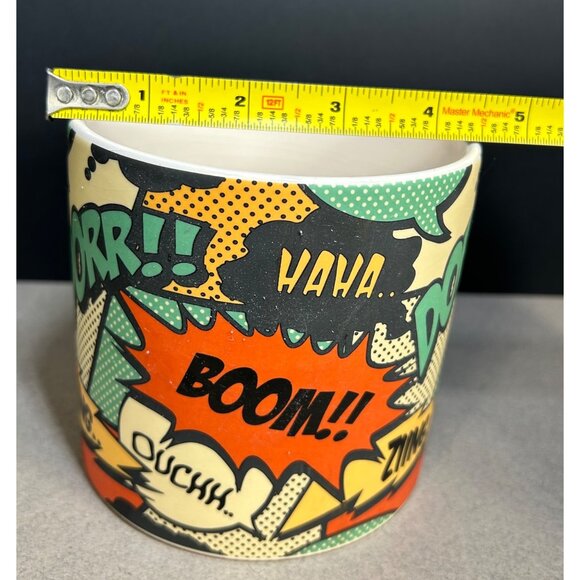 Comic ' Burst ' Ceramic Planter Container Colorful by Live Trend Designs - Picture 6 of 6